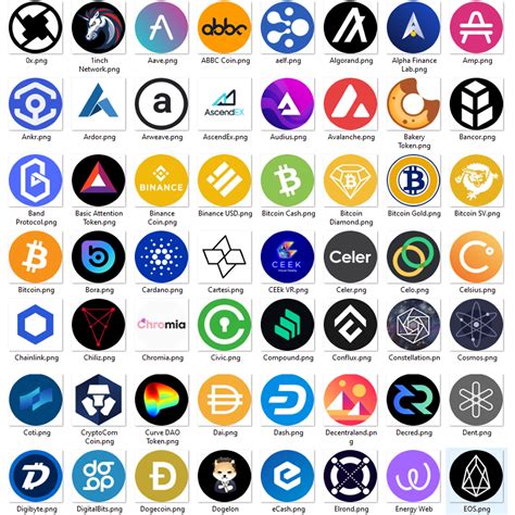 Crypto Logos .